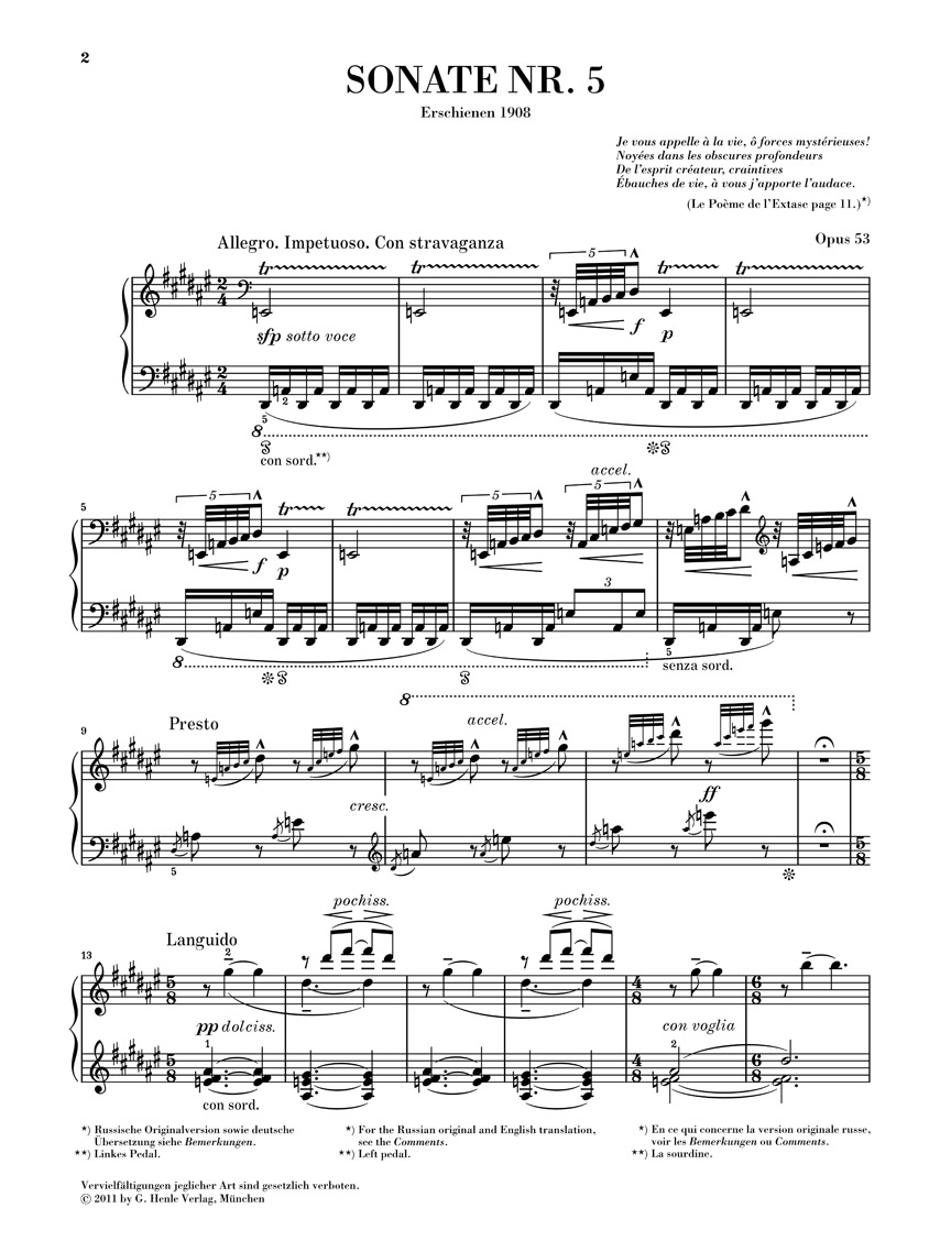 Other Cover Image Klaviersonate Nr. 5 op. 53