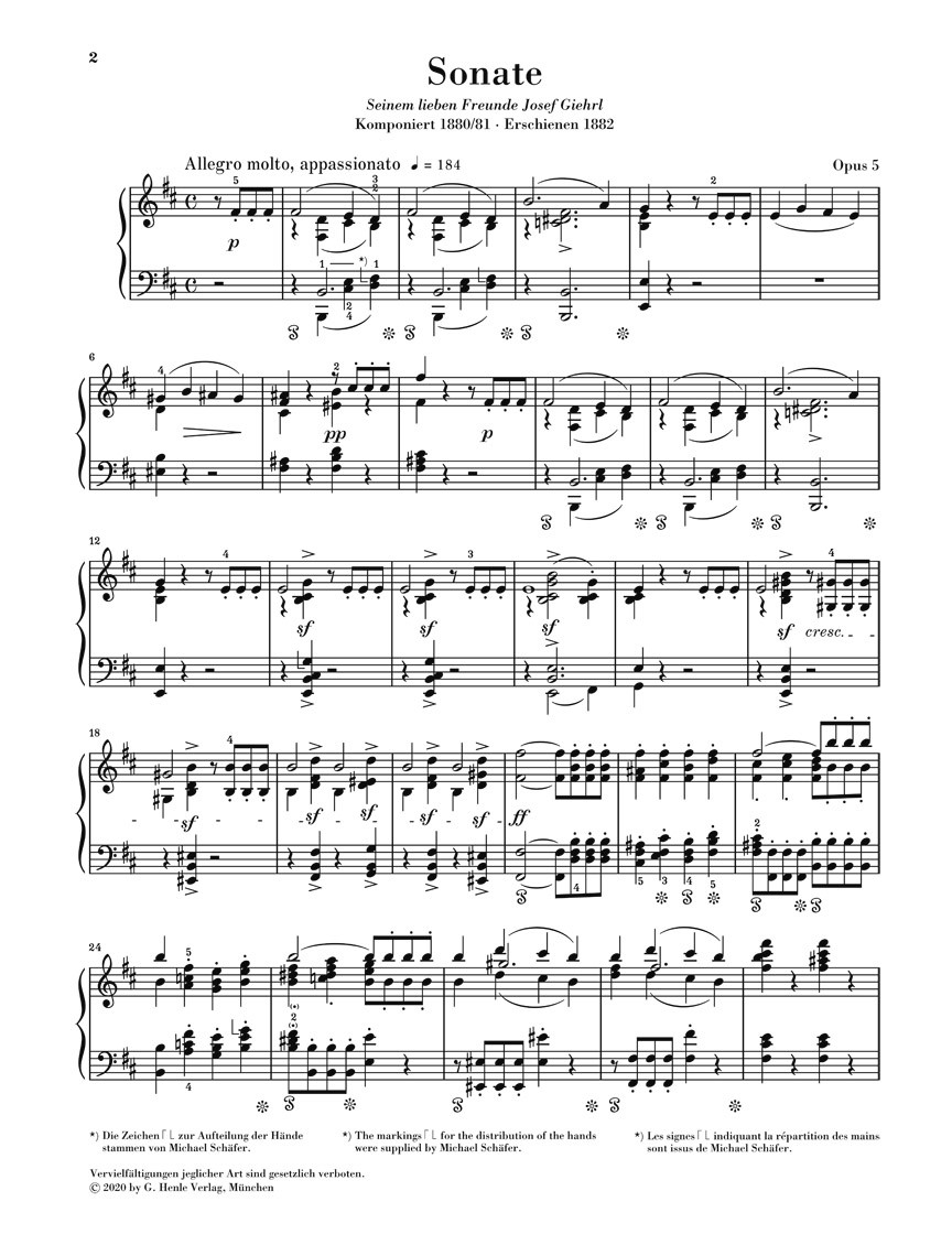 Other Cover Image Klaviersonate h-moll op. 5