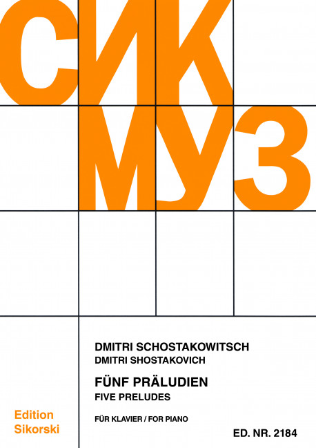 Other Cover Image 5 Präludien op. 2