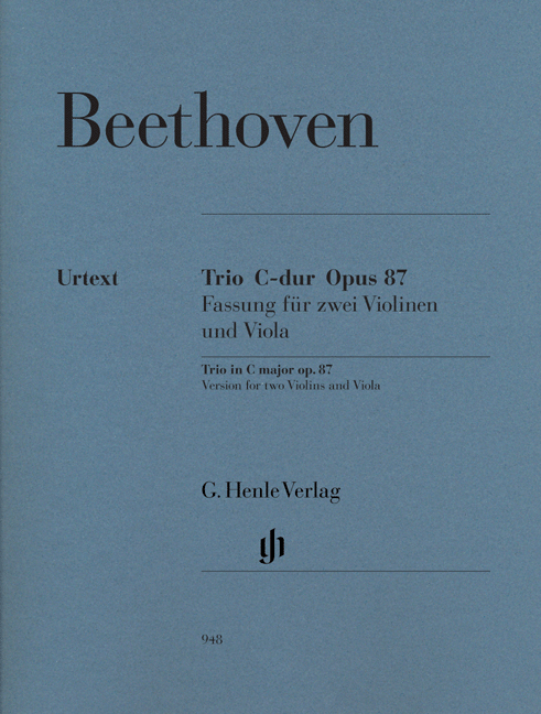 Front Cover Image Trio C-dur op. 87
