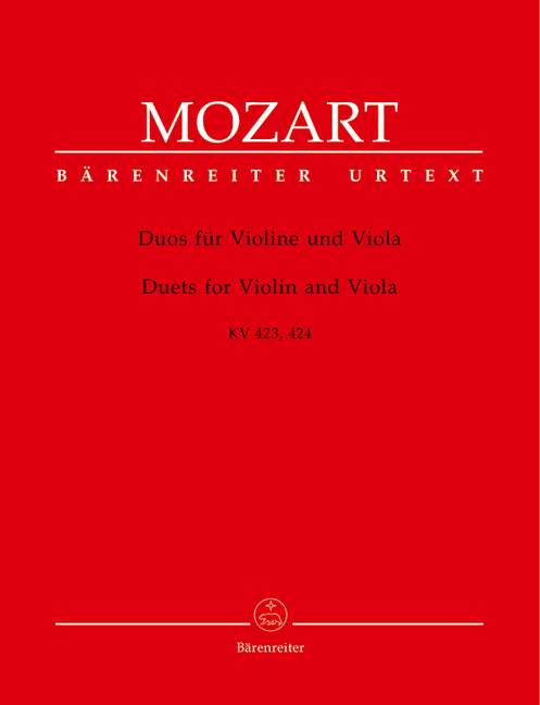 Other Cover Image Duos für Violine und Viola KV 423, 424