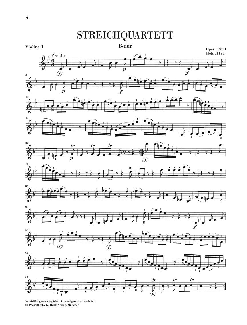 Other Cover Image Streichquartette Heft I