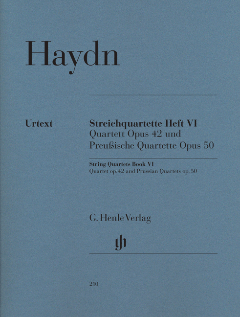 Front Cover Image Streichquartette Heft VI op. 42 und 50