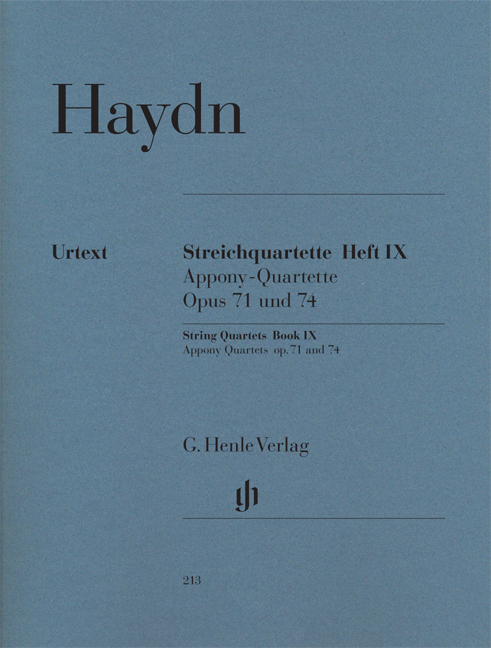 Front Cover Image Streichquartette Heft IX op. 71/74