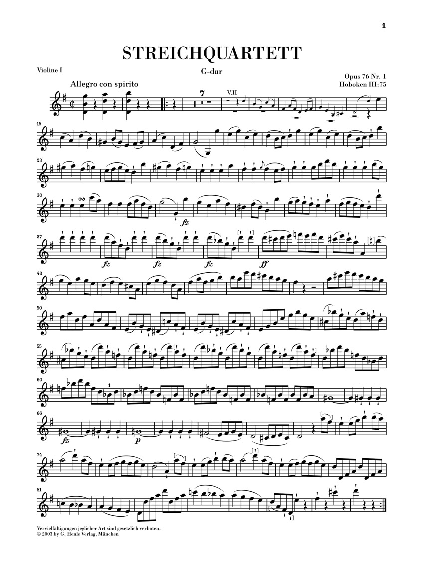 Other Cover Image Streichquartette Heft X op. 76
