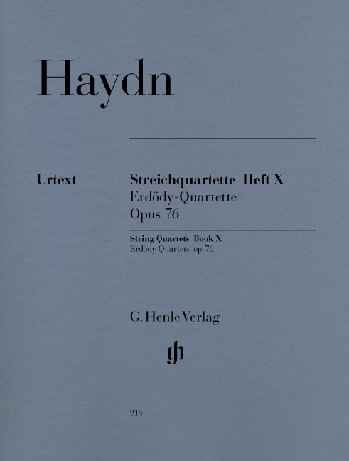 Front Cover Image Streichquartette Heft X op. 76