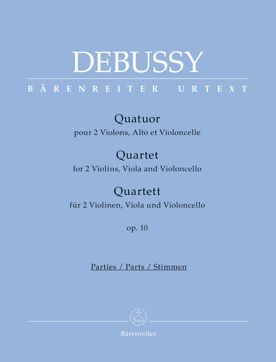 Front Cover Image Quartett für zwei Violinen, Viola und Violoncello op. 10