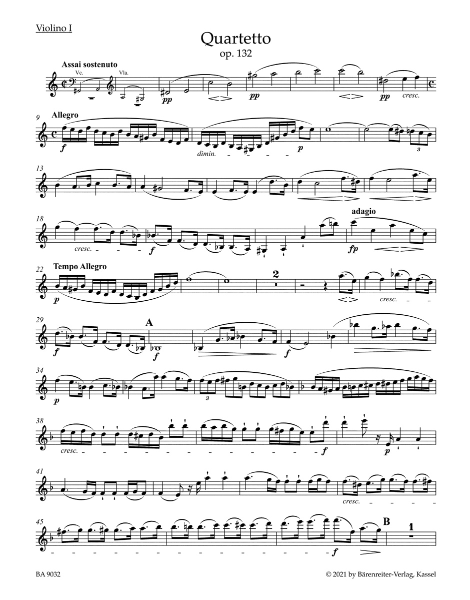 Other Cover Image Streichquartett a-Moll op. 132