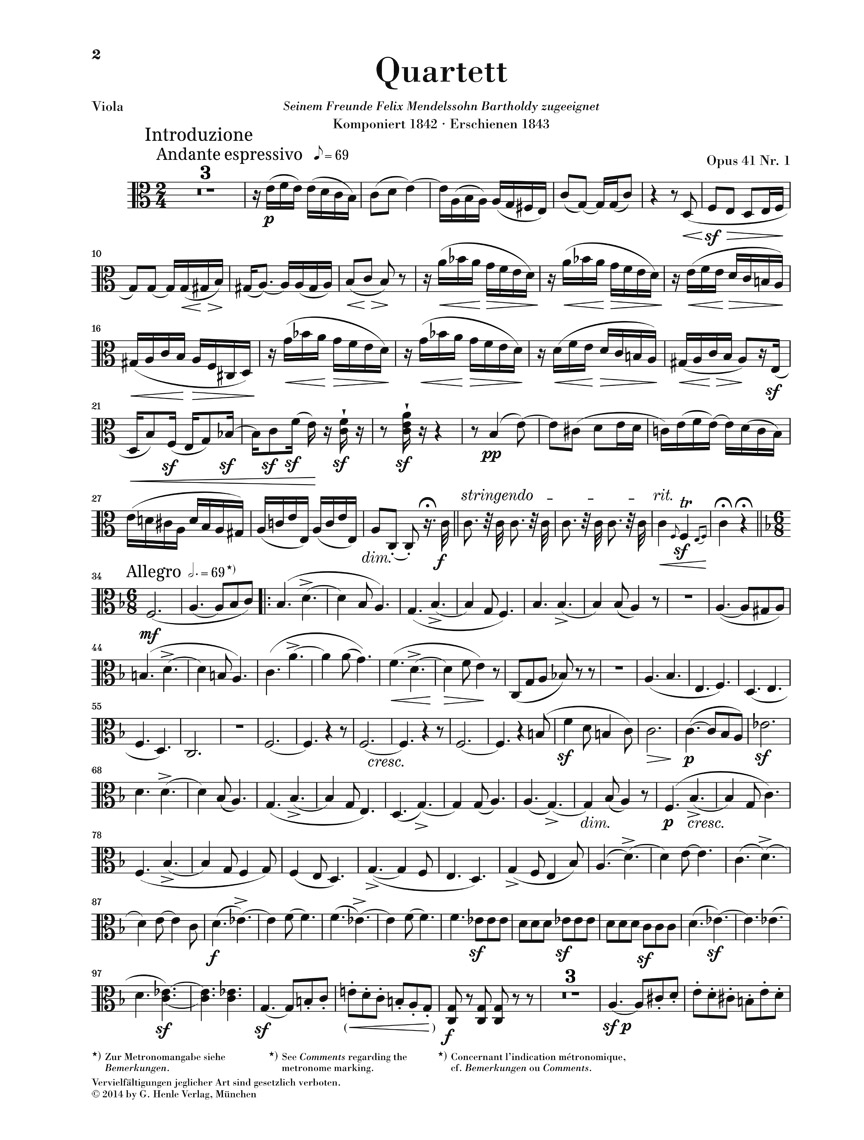 Other Cover Image Streichquartette Op. 41