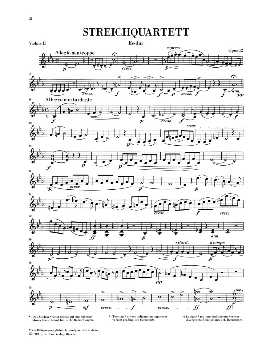 Other Cover Image Streichquartette op. 12 und op. 13