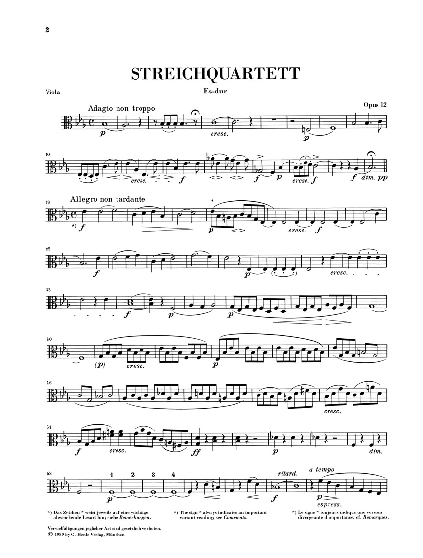 Other Cover Image Streichquartette op. 12 und op. 13