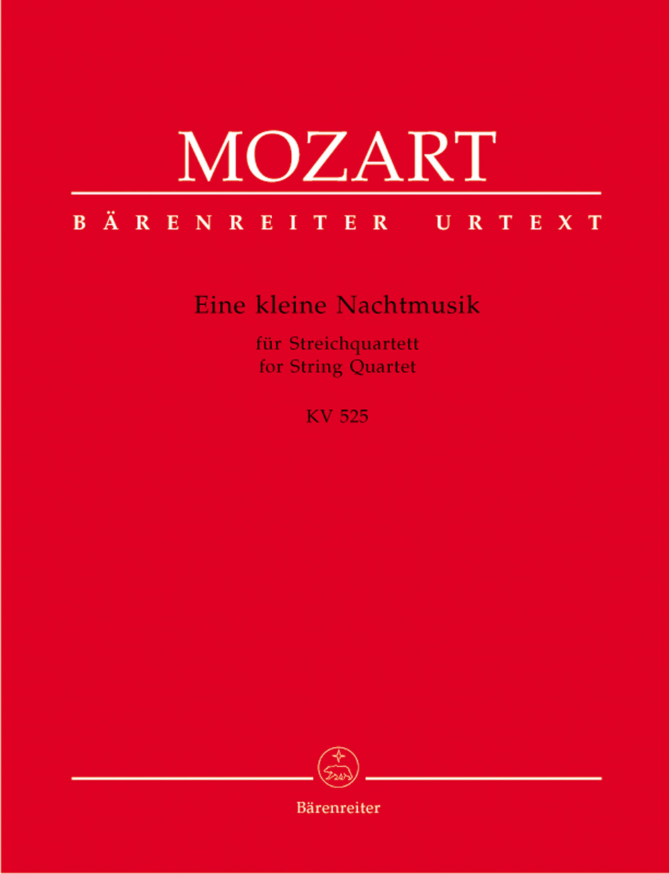 Front Cover Image Eine kleine Nachtmusik für Streichquartett KV 525