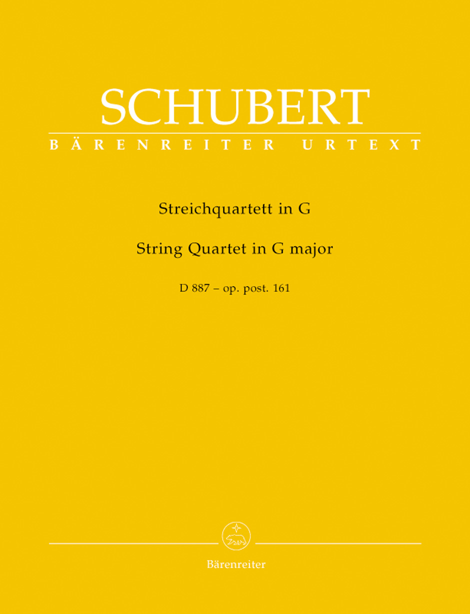 Front Cover Image Streichquartett G-Dur op. post. 161 D 887