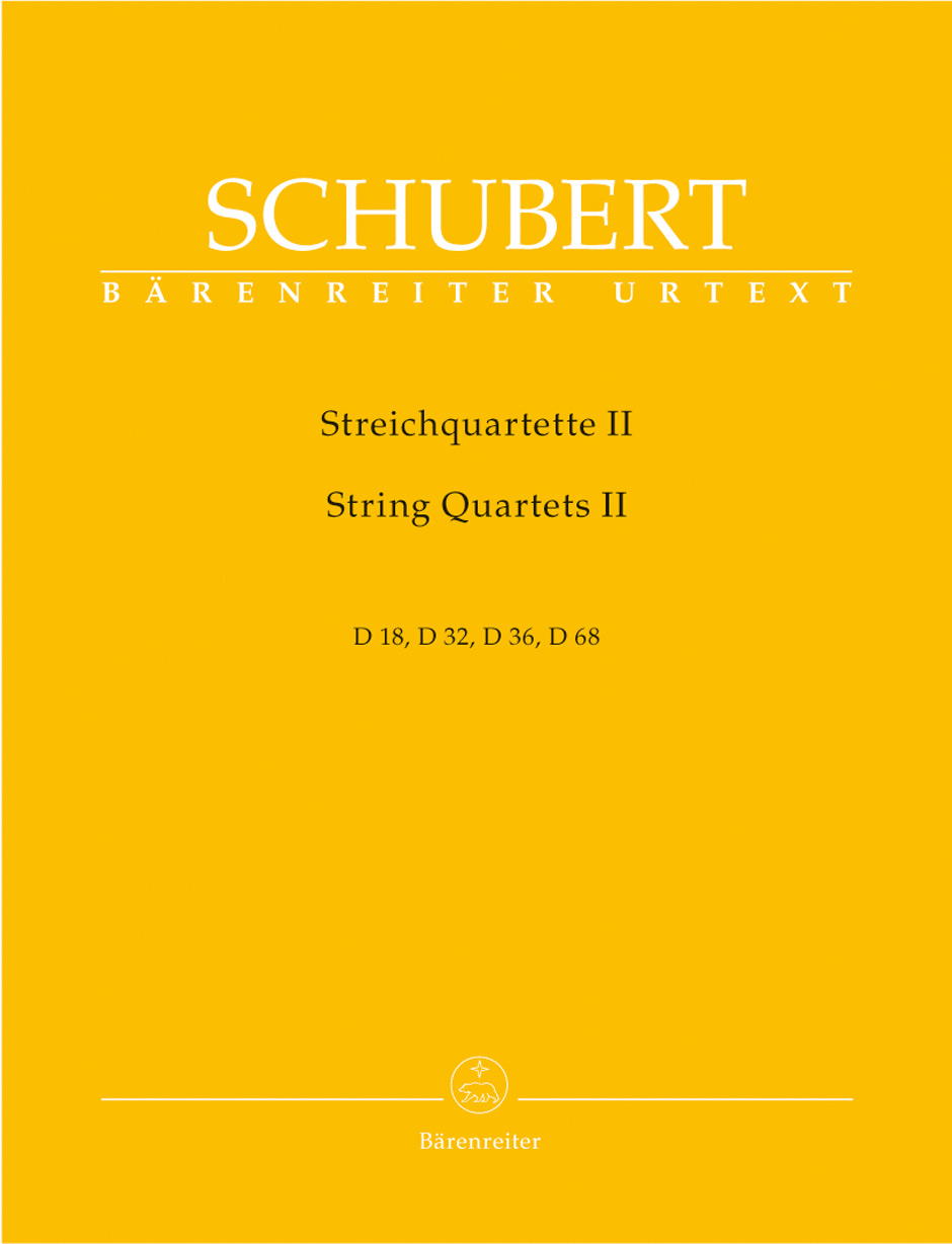 Front Cover Image Streichquartette II D 18, 32, 36, 68