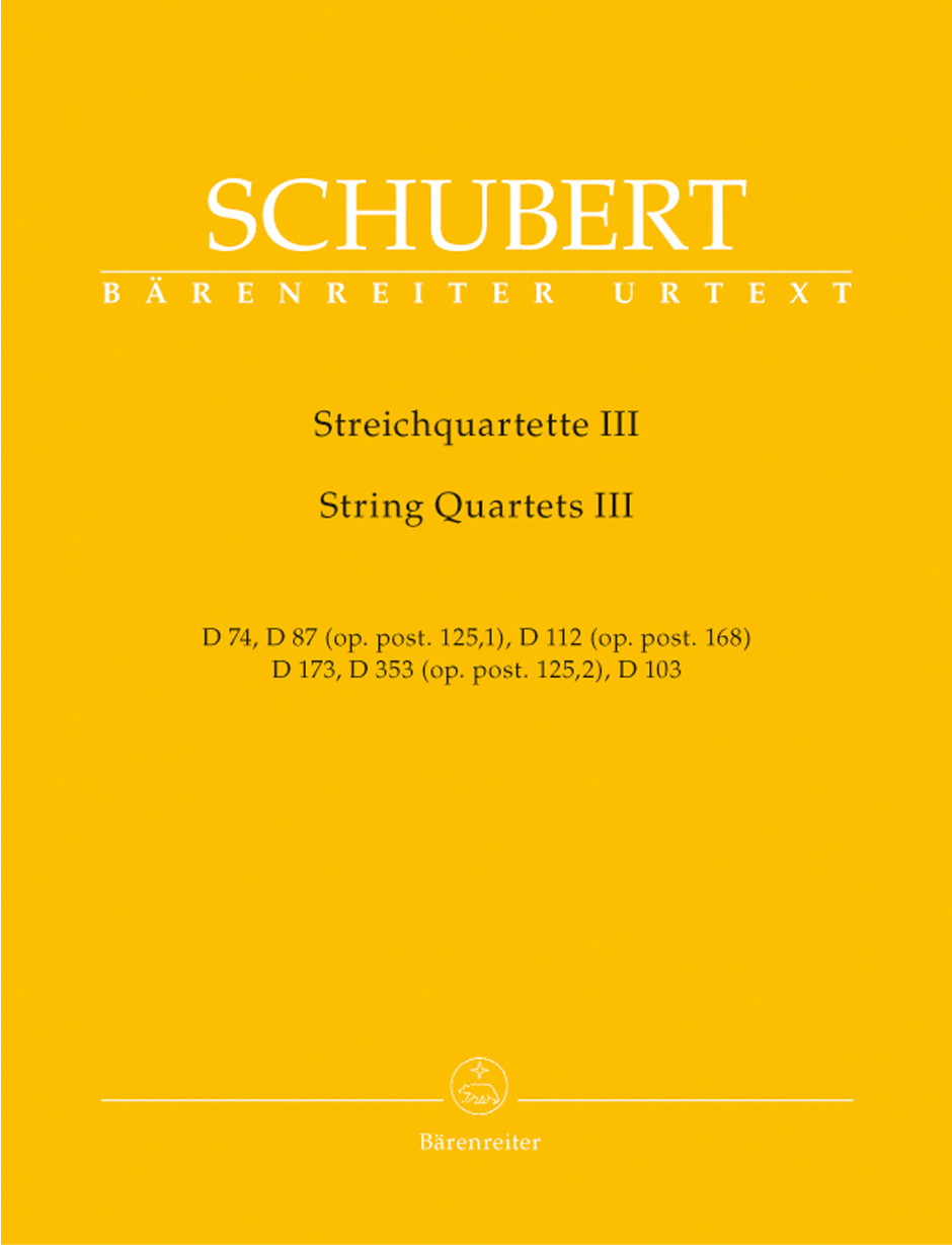 Front Cover Image Streichquartette III