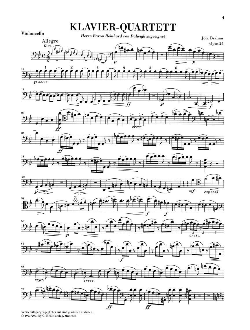 Other Cover Image Klavierquartett g-moll für Violine, Viola, Violoncello und Klavier op. 25