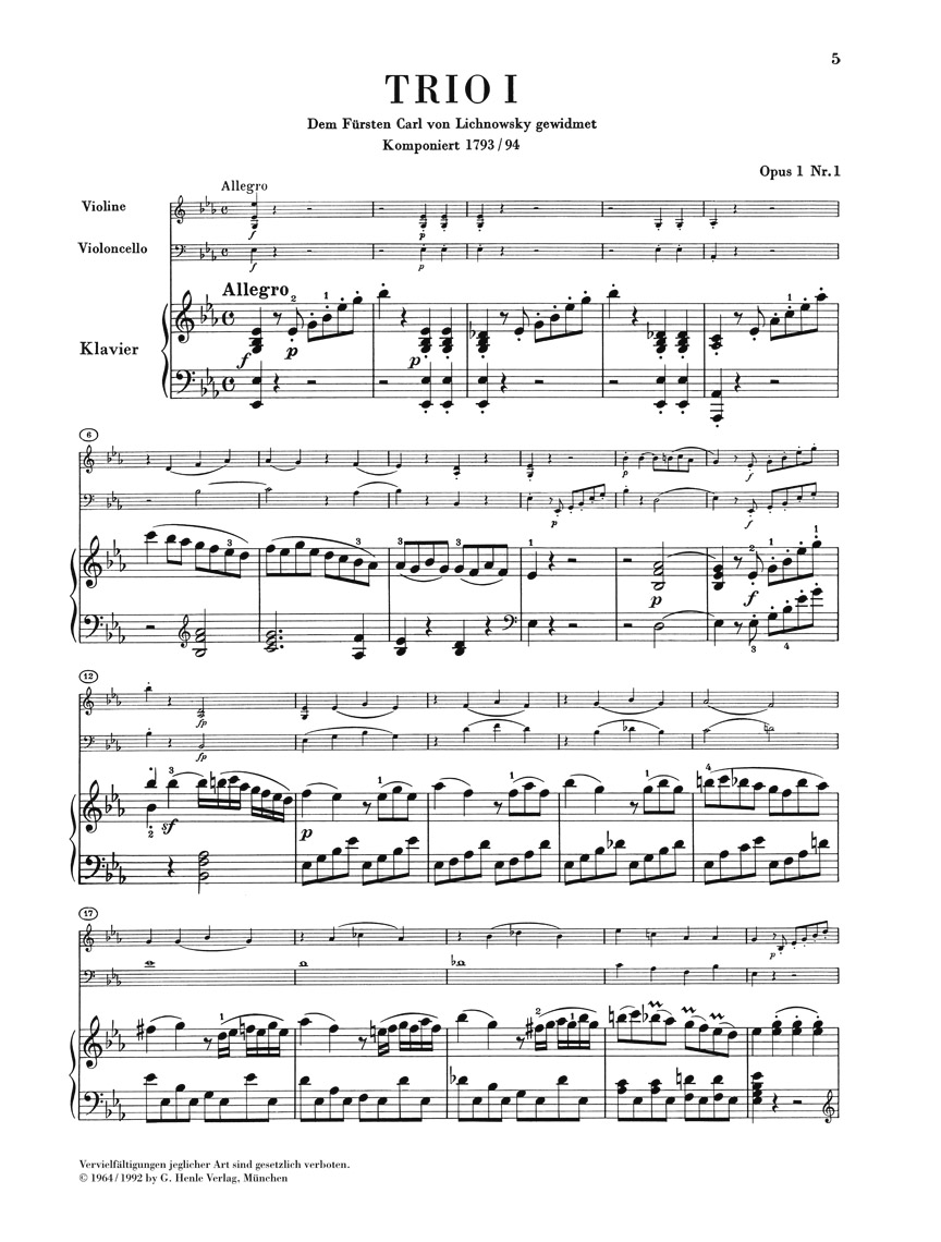Other Cover Image Klaviertrios Band I