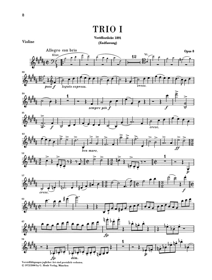 Other Cover Image Trios für Violine, Violoncello und Klavier