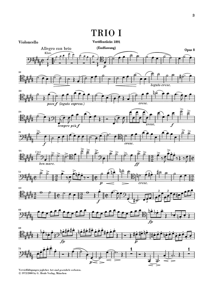 Other Cover Image Trios für Violine, Violoncello und Klavier