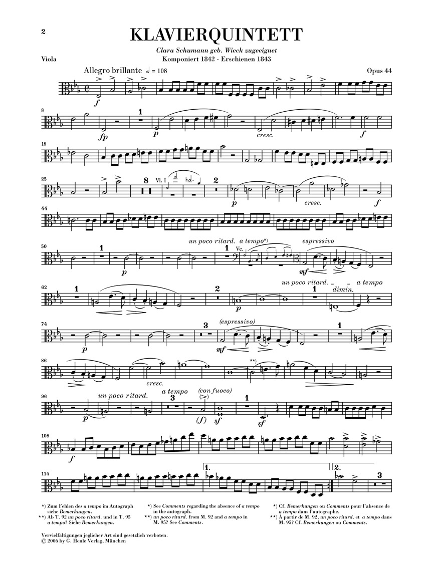 Other Cover Image Klavierquintett Es-dur op. 44