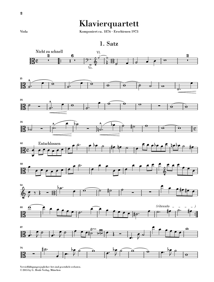 Other Cover Image Klavierquartett a-moll