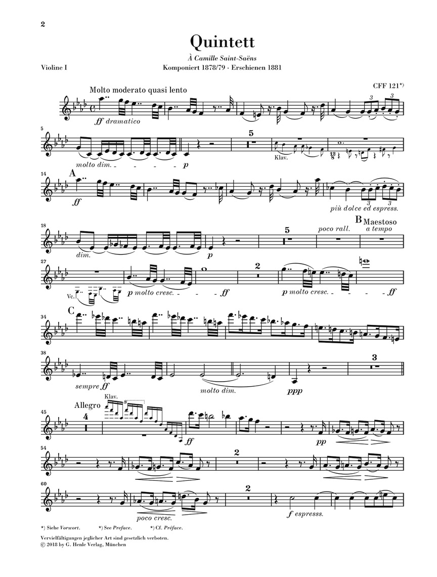 Other Cover Image Klavierquintett f-moll