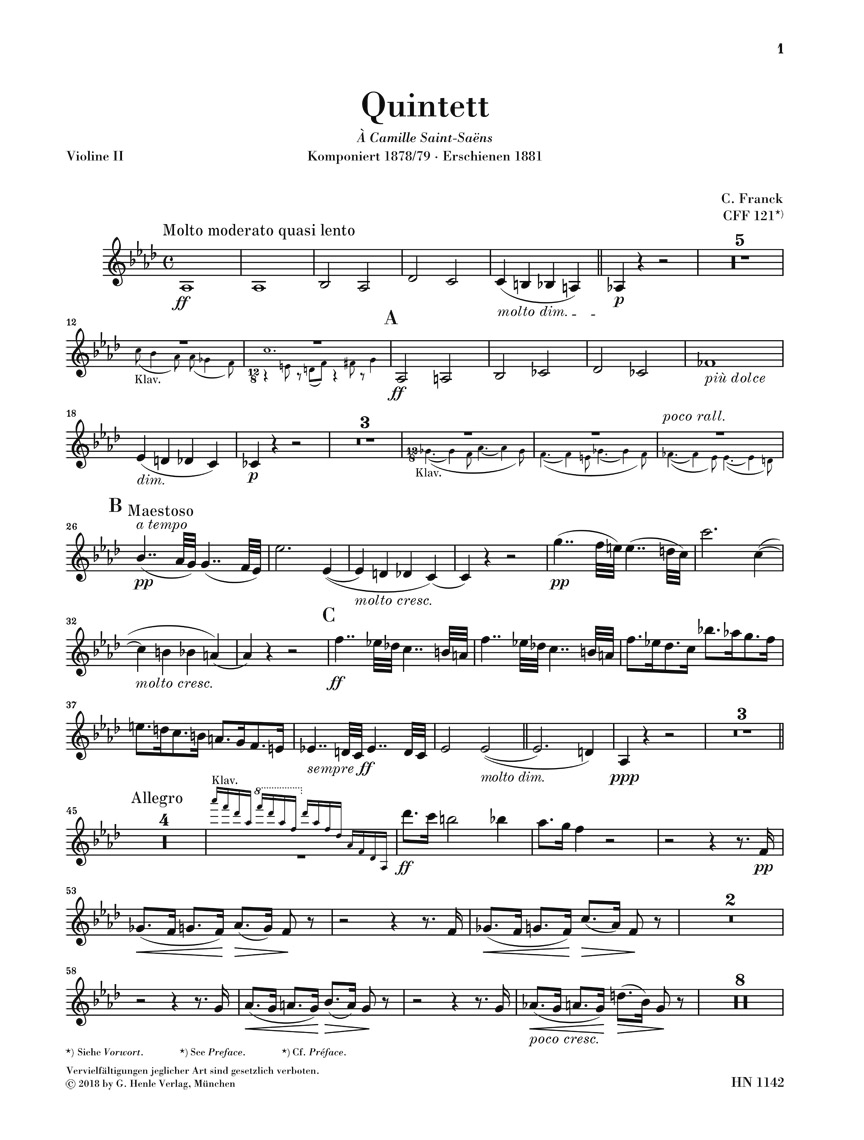 Other Cover Image Klavierquintett f-moll