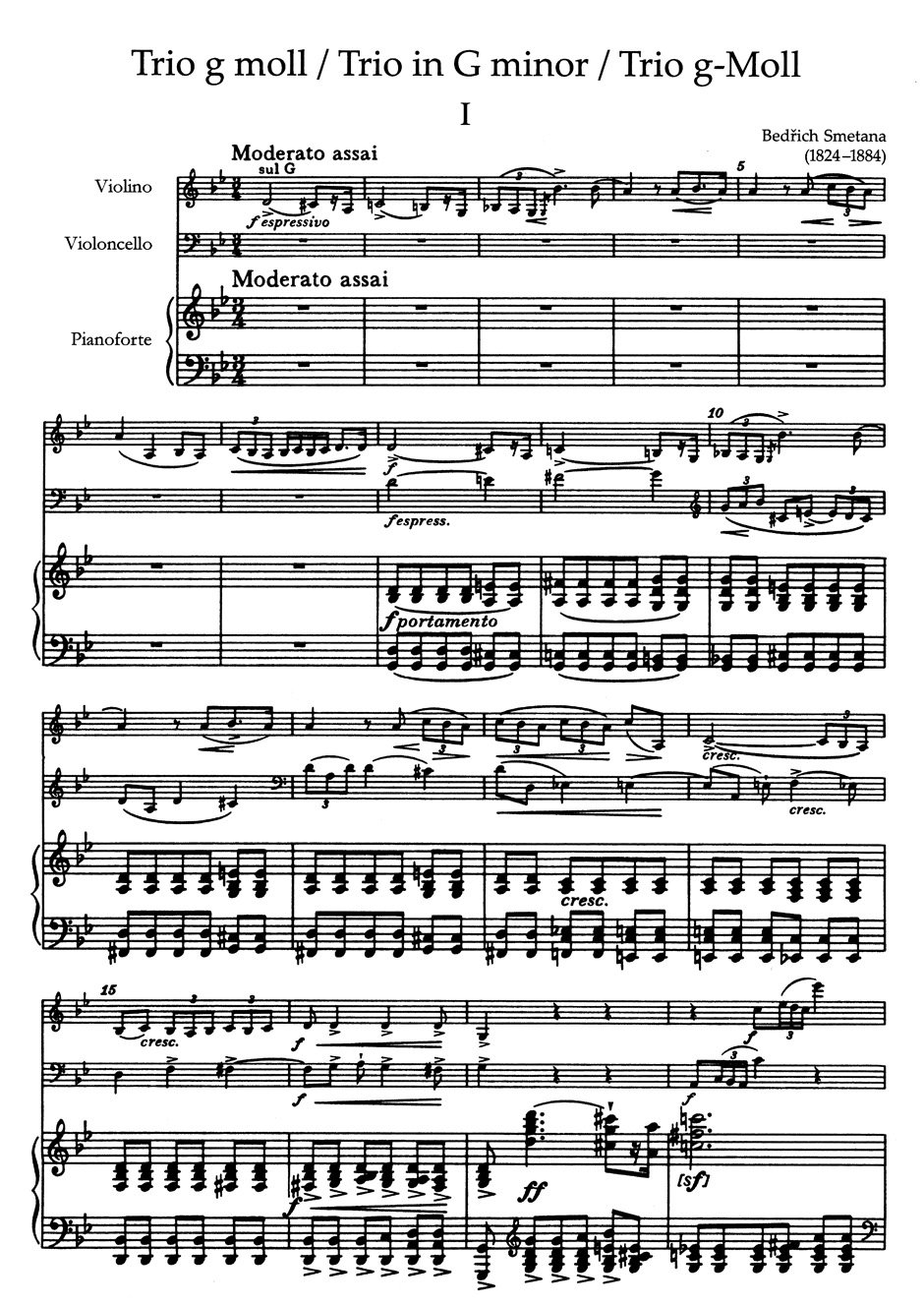 Other Cover Image Trio für Klavier, Violine und Violoncello g-Moll