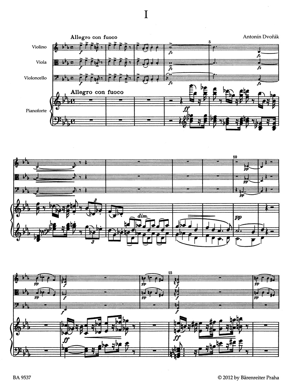 Other Cover Image Klavierquartett Es-Dur op. 87