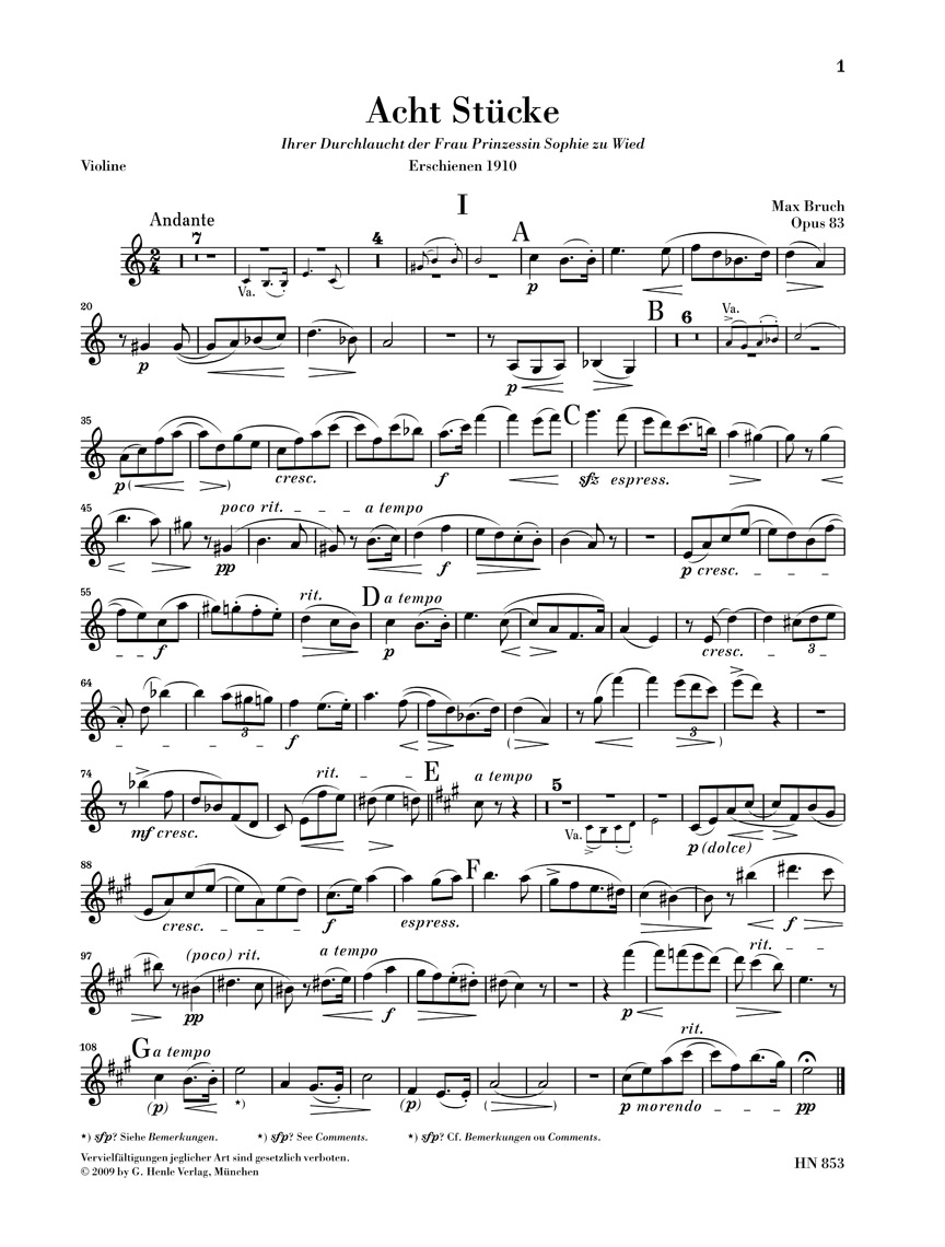 Other Cover Image Acht Stücke op. 83