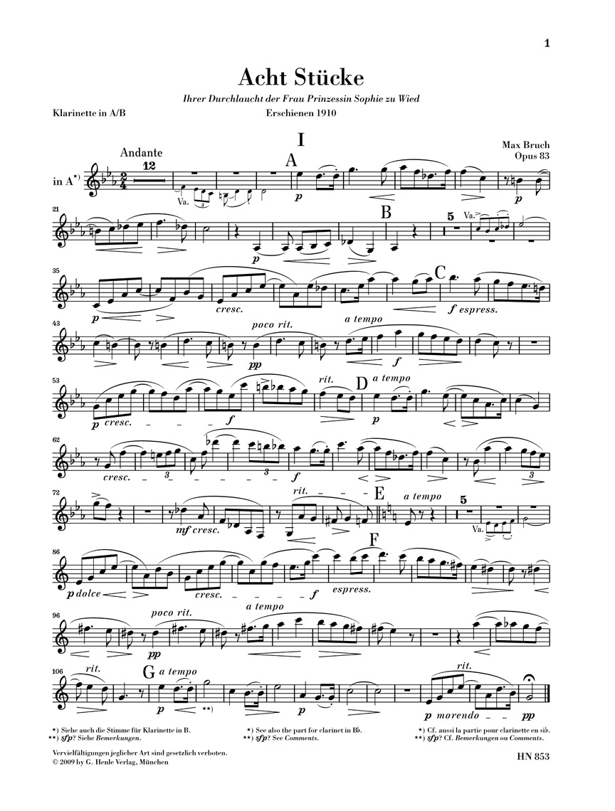 Other Cover Image Acht Stücke op. 83