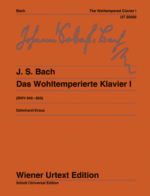Front Cover Image Das Wohltemperierte Klavier Band 1 BWV 846-869