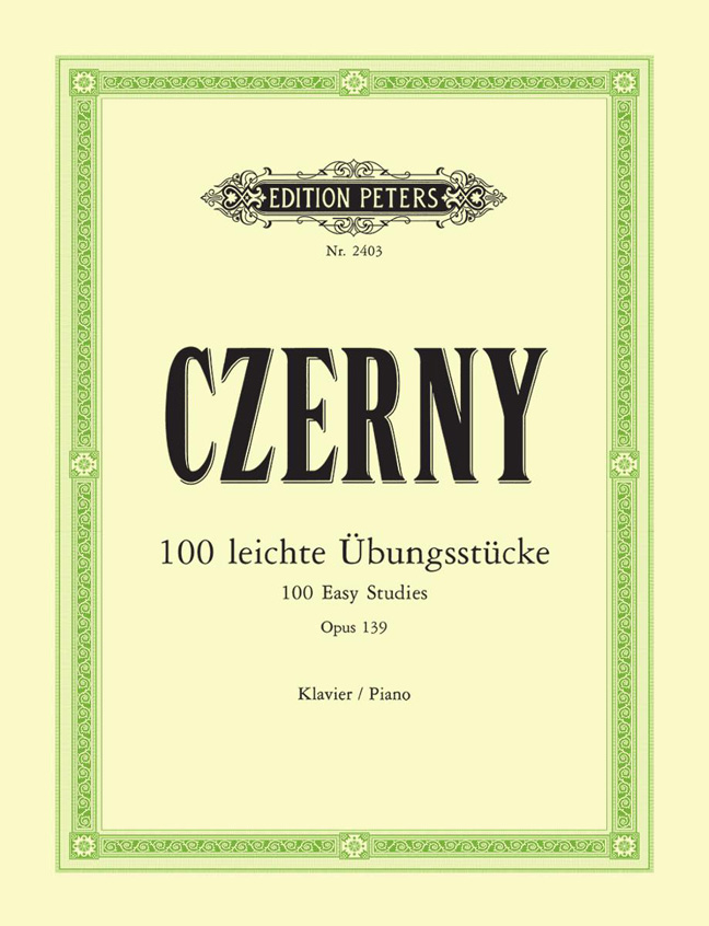 Front Cover Image 100 leichte Übungsstücke für Klavier op. 139