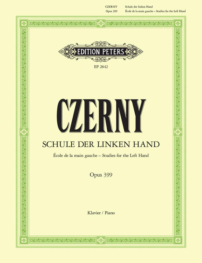 Front Cover Image Schule der linken Hand für Klavier op. 399