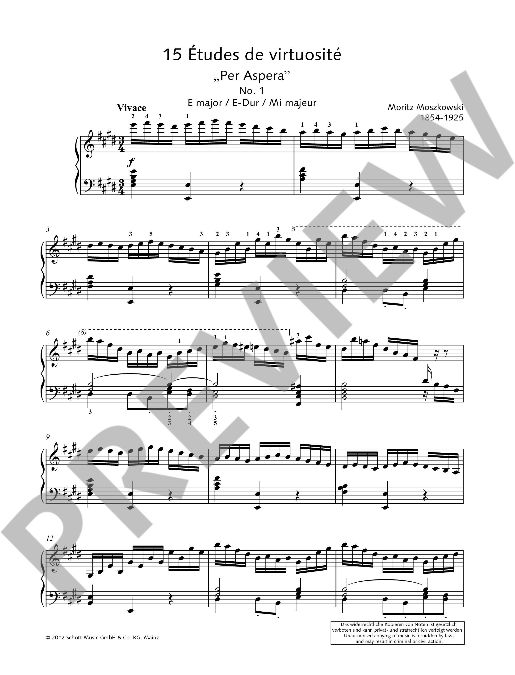 Other Cover Image 15 virtuose Etüden op. 72