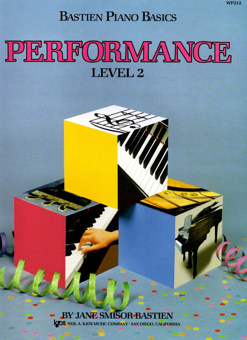 Front Cover Image Bastien Piano Basics Performance Stufe 2