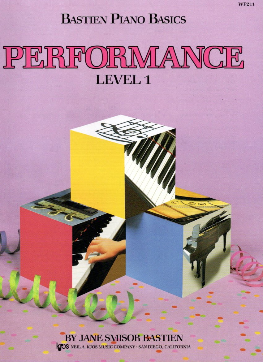 Front Cover Image Bastien Piano Basics Performance Stufe 1