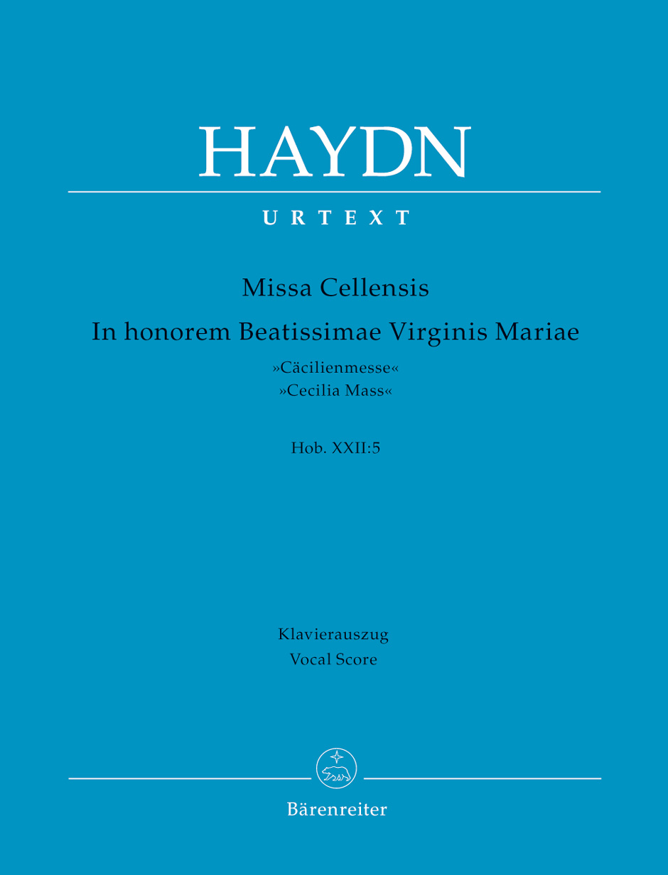 Front Cover Image Missa Cellensis in honorem Beatissimae Virginis Maria Hob. XXII:5 "Cäcilienmesse"