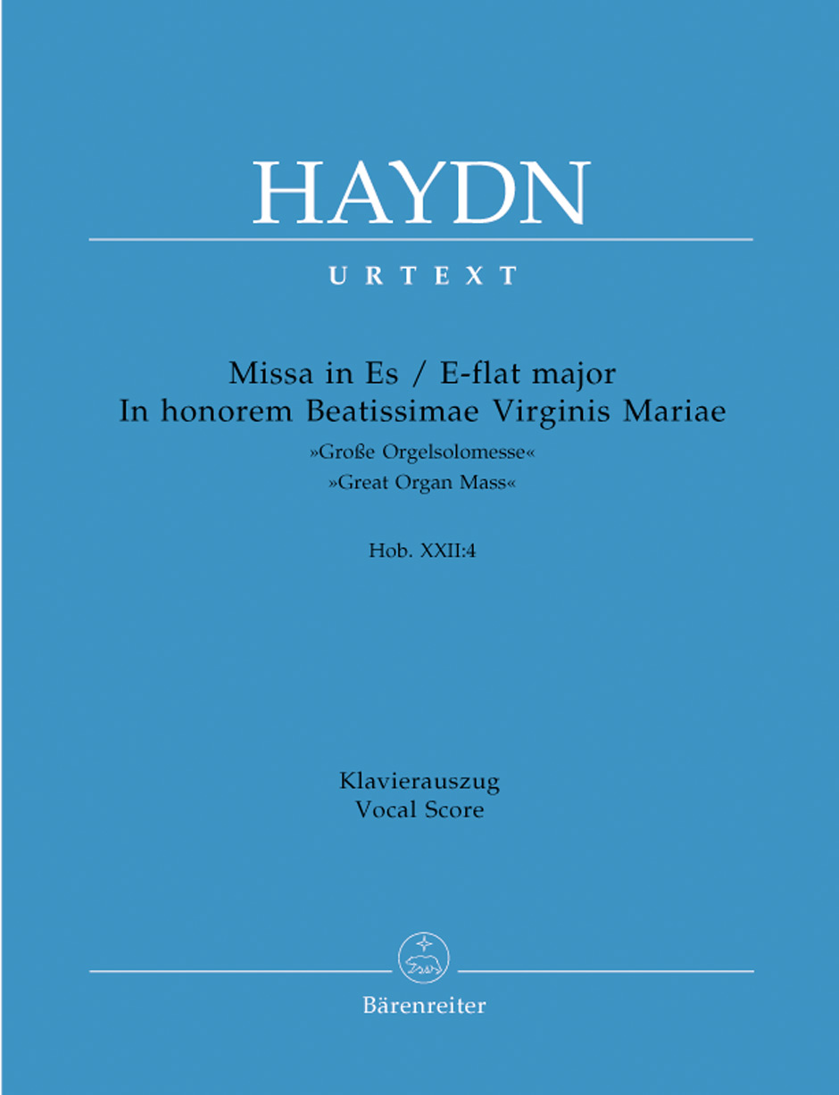 Front Cover Image Missa in honorem Beatissimae Virginis Mariae Es-Dur Hob. XXII:4 "Große Orgelsolomesse"
