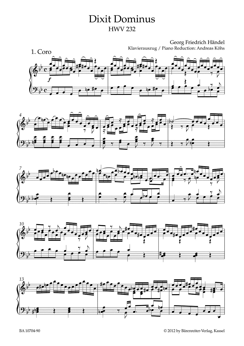 Other Cover Image Dixit Dominus HWV 232