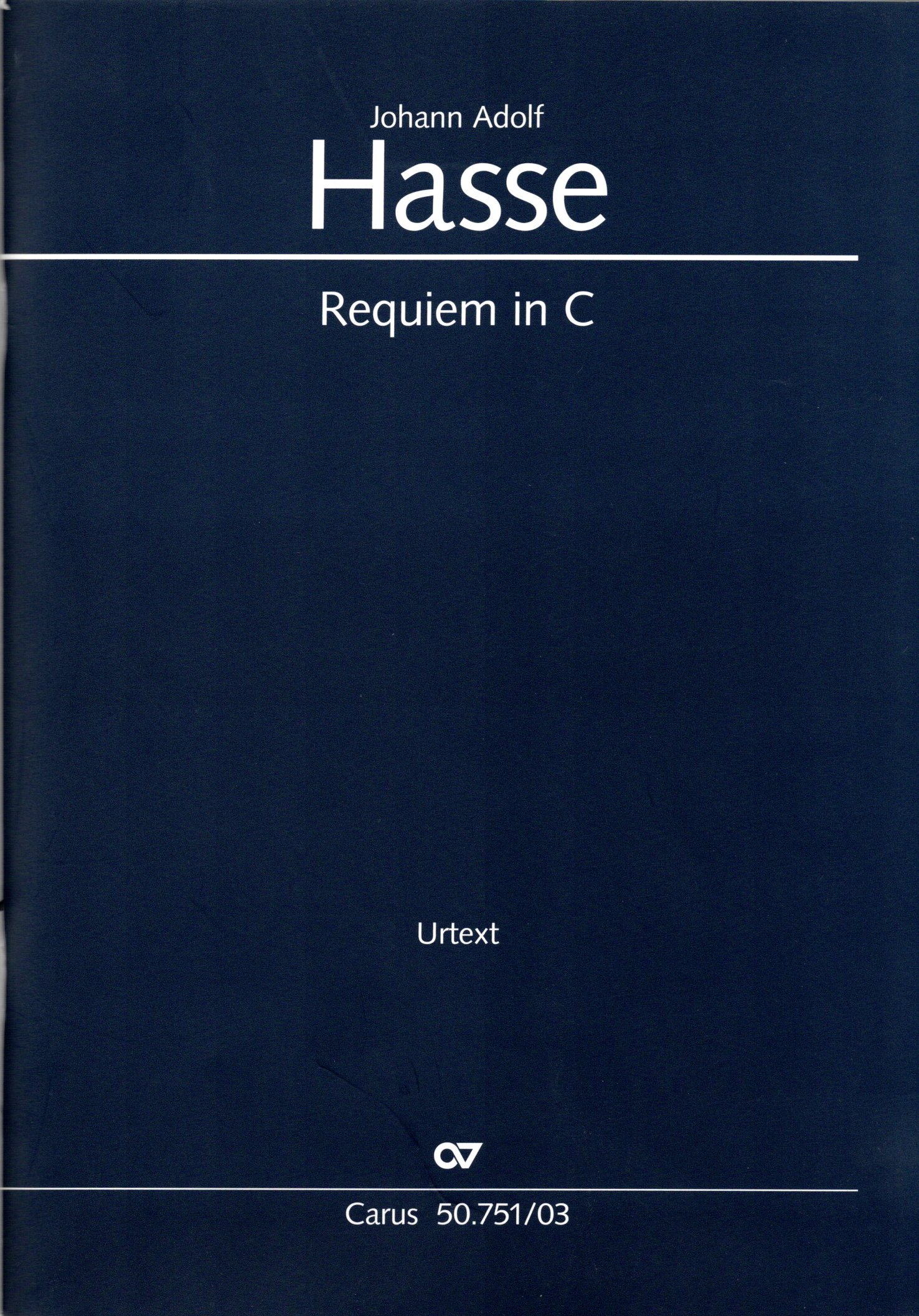 Front Cover Image Requiem in C C-Dur