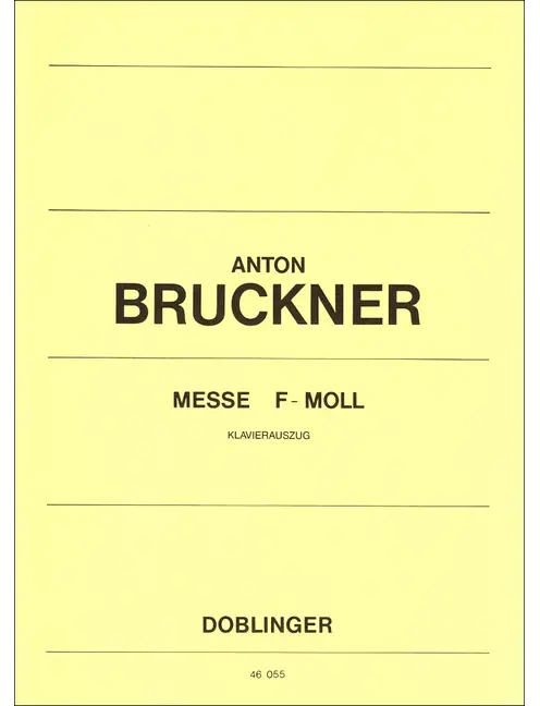 Front Cover Image Messe f-moll