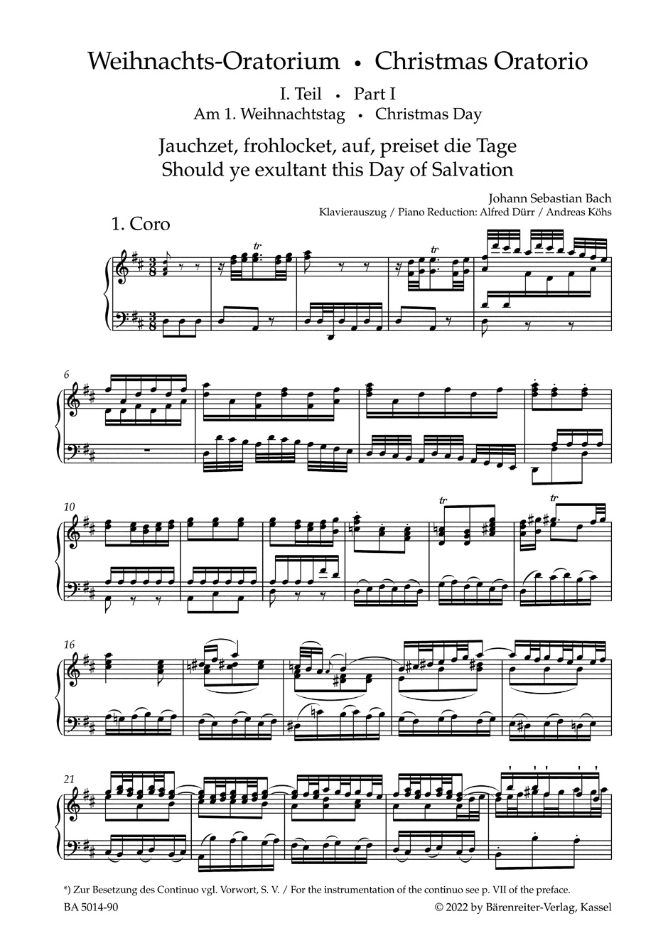 Other Cover Image Weihnachts-Oratorium BWV 248