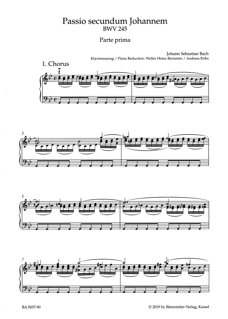 Other Cover Image Johannes-Passion (St. John Passion) BWV 245
