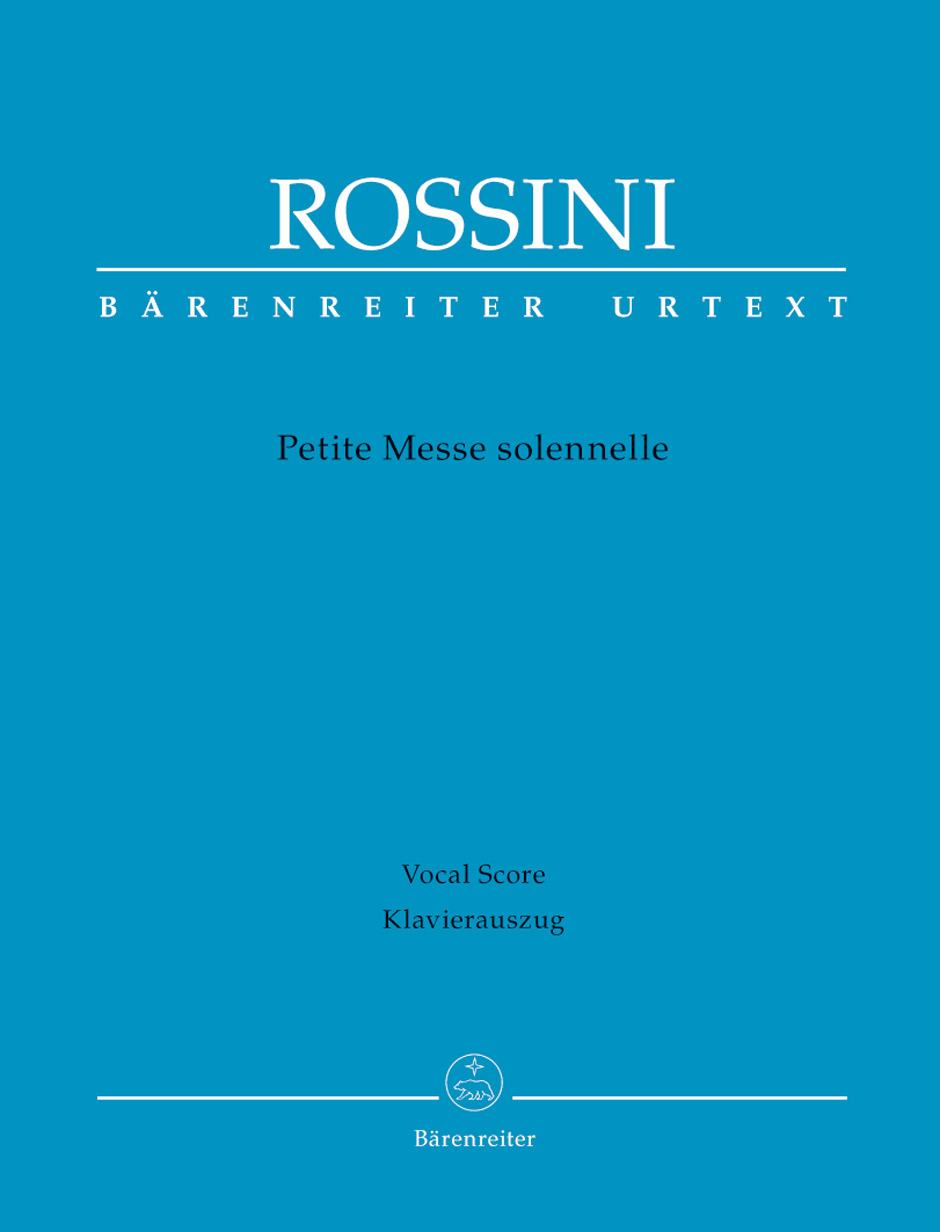 Front Cover Image Petite Messe solennelle