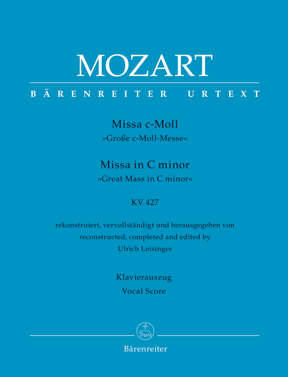 Front Cover Image Missa c-Moll KV 427 "Große c-Moll-Messe"