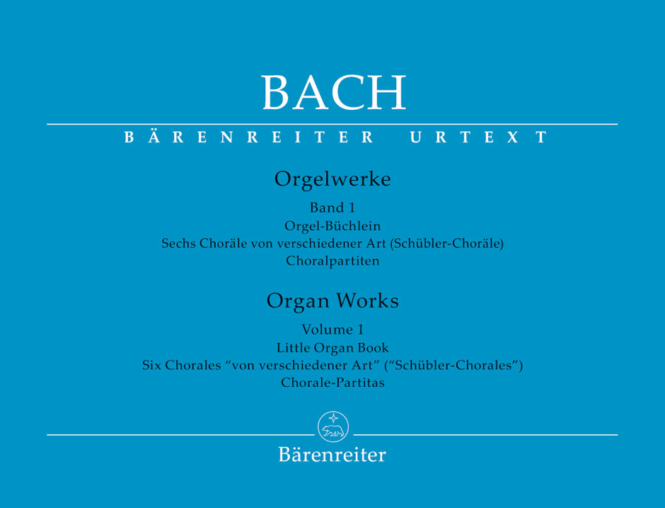 Front Cover Image Orgel-Büchlein / Sechs Choräle von verschiedener Art (Schübler-Choräle) / Choralpartiten