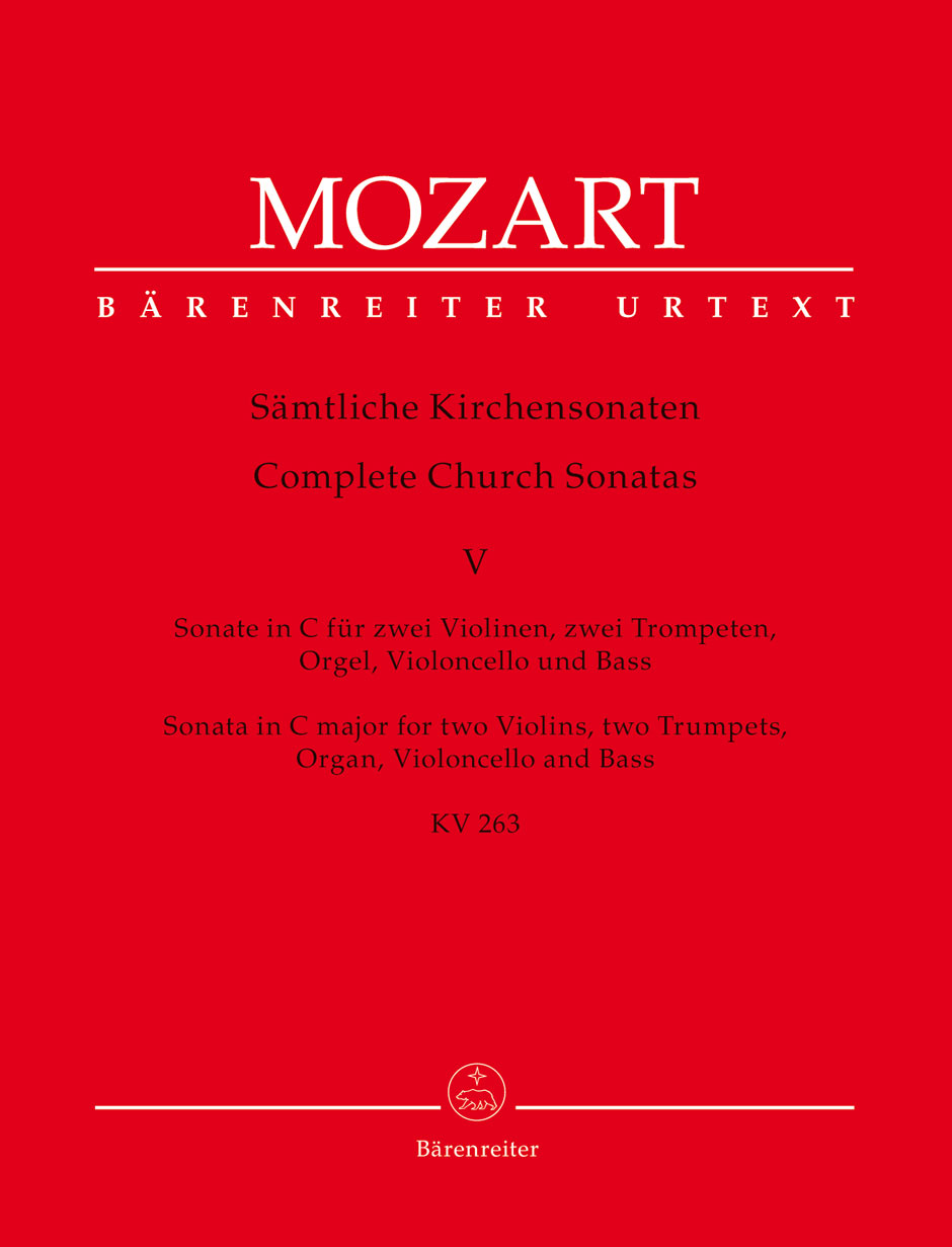 Front Cover Image Sämtliche Kirchensonaten, Heft 5