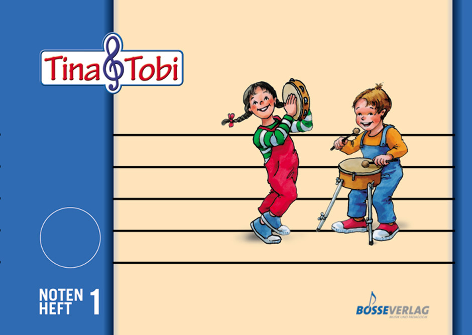 Front Cover Image Musikalische Früherziehung "Tina und Tobi". Notenheft 1