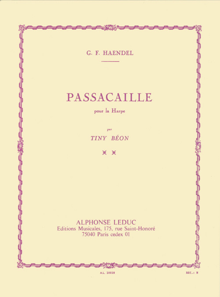 Other Cover Image Passacaille